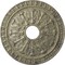 Ekena Millwork Warsaw Ceiling Medallion (Canopies up to 3 1/2"), 18"OD x 3 1/2"ID x 1 3/8"P, Castle Stone Crackle CM18WACSC - alternate 1